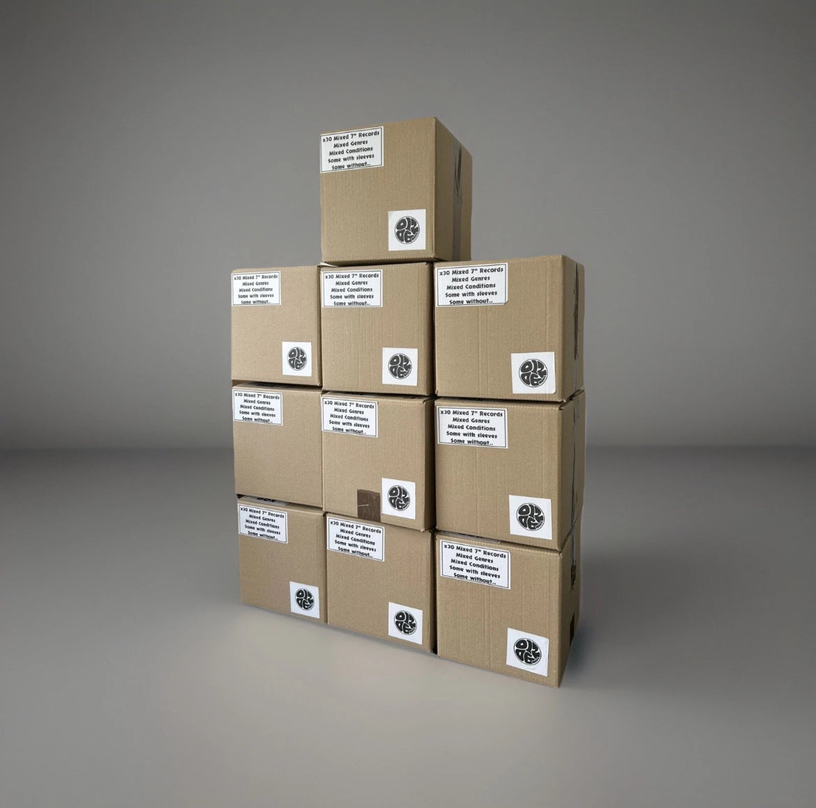 Mystery Box: 30 x 7” Records